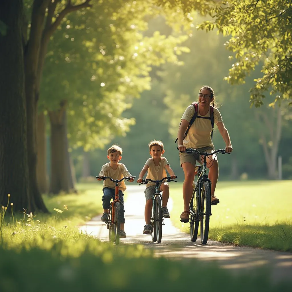 Rodinné cyklistické podujatie
